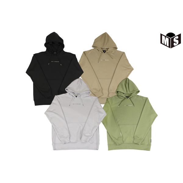 ナチュラルアースカラープルオーバーフーディー インザペイント