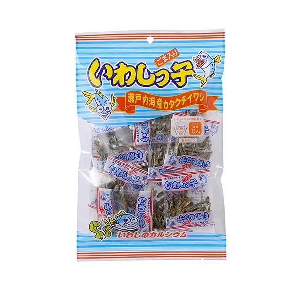希望小売価格:1袋 350円（税別）瀬戸内産の片口いわし（ごま入り）です。13袋の小袋に分けてあります。1袋あたり13人分ですね。保育園や幼稚園のおやつにも。いわしのカルシウムをおやつ感覚で！※画像はあくまで参考画像となります。※送料につき...