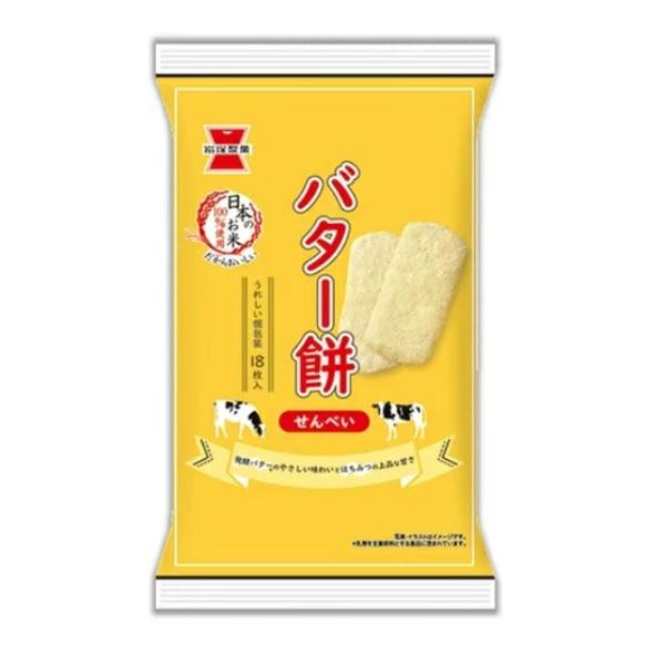 岩塚製菓 バター餅 18枚×６袋