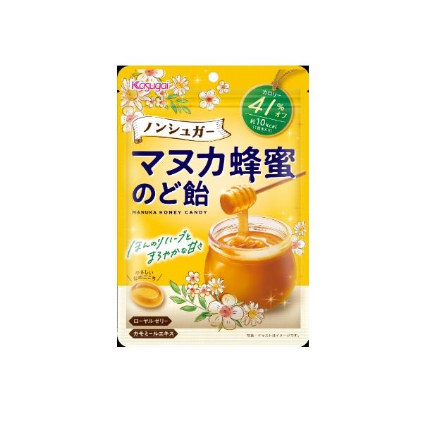 春日井製菓 ノンシュガー マヌカ蜂蜜のど飴 65g×６袋
