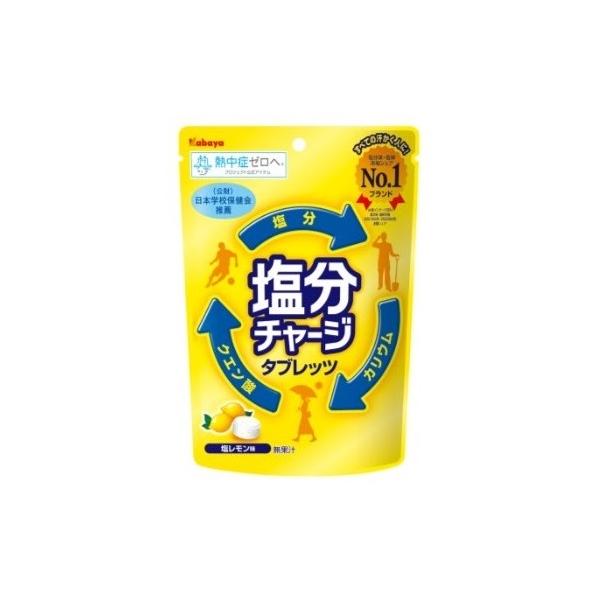カバヤ 塩分チャージタブレッツ 塩レモン味 81ｇ×４８袋