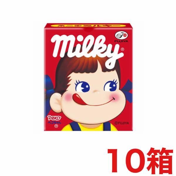 不二家 ミルキー 7粒×10個入り×1BOX   夏季クール便配送（別途330円〜）