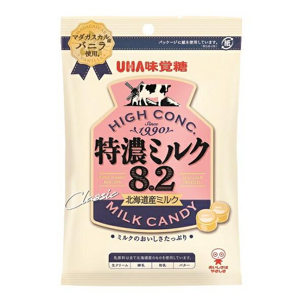 UHA味覚糖 特濃ミルク8.2 北海道産ミルク 88g×１袋