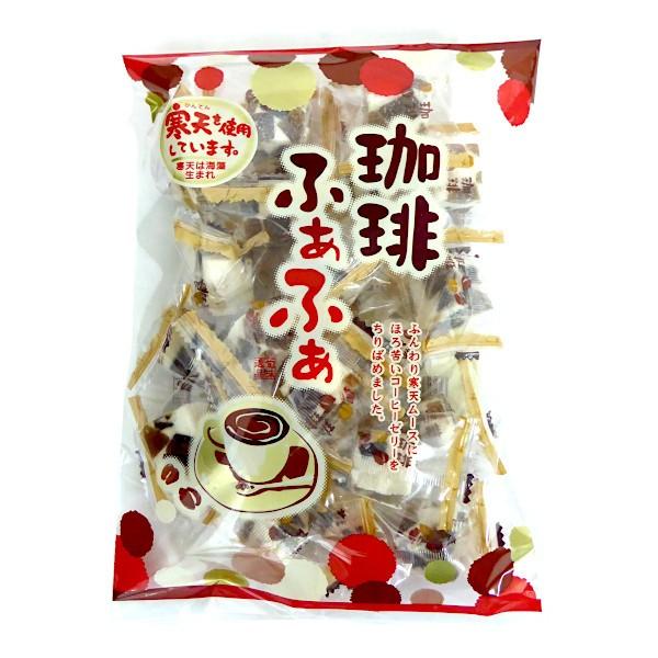 津山屋　珈琲ふぁふぁ 210g×1袋　津山屋製菓　和菓子メレンゲ寒天ゼリー　コーヒーふぁふぁ