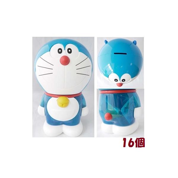 タクマ食品 ドラえもん フルーツゼリー 貯金箱×１６個   代引き不可