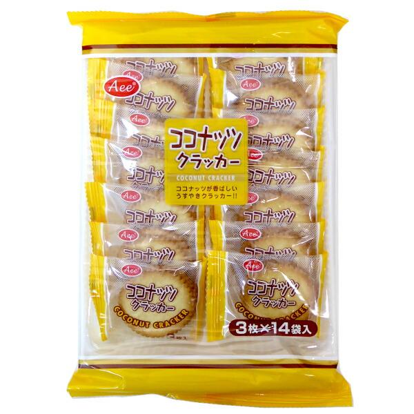 NSIN ココナッツクラッカー 42枚（3枚×14袋入）×1袋 : みぞた