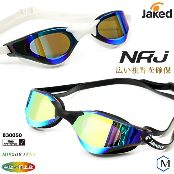 ■大会出場可能なWORLD AQUATICS（FINA）承認モデル■競泳用クッション付ゴーグル■NRj 830050■カラー （可視光線透過率）ＢＫＧＤ：ブラック×ゴールドミラーＷＨＢＬ：ホワイト×ブルーミラー■素材アイカップ／シリコンスト...