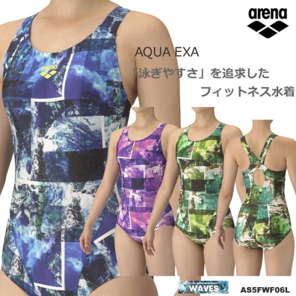 アリーナ レディース レーシングフィットネス水着 ワンピース