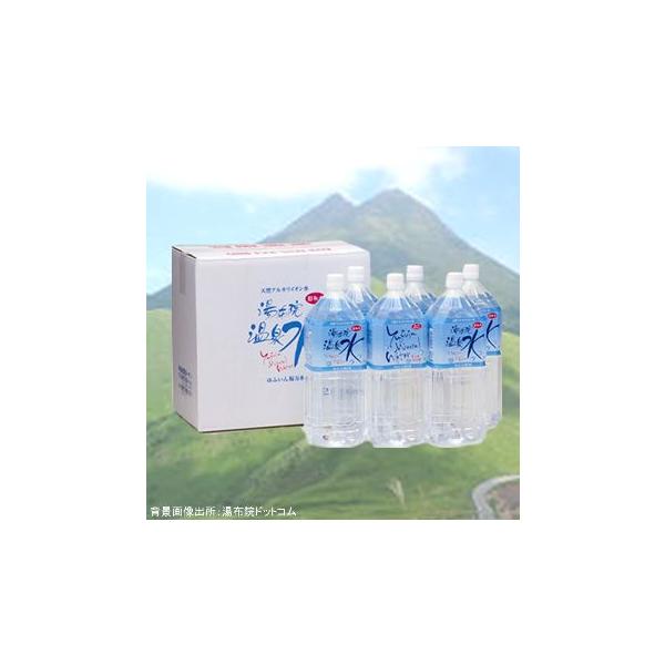 水 2L ゆふいん福万水　2000mlx6本　産地よりメーカー直送でお届け　代引き不可