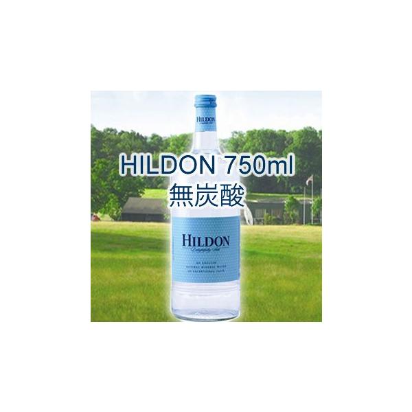 水 750ml ヒルドン無炭酸　英国の風格　750mLx12本入り　グラスボトル　外国産銘水