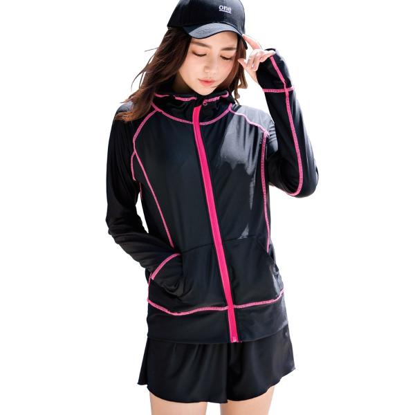 ラッシュガード レディース 長袖 おしゃれ 水着の上に着る服 体型カバー 水陸両用 無地 日焼け対策 伸縮性 ジップアップ 指穴付き Buyee Buyee Japanese Proxy Service Buy From Japan Bot Online