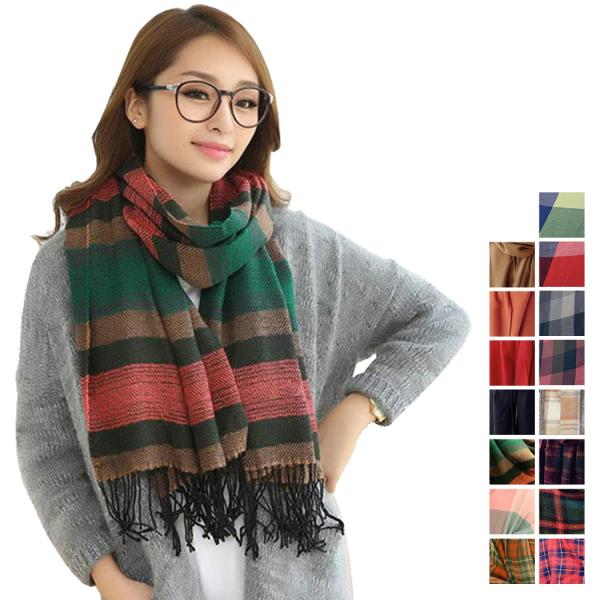 ストール 大判 レディース 大判ストール マフラー ショール 秋冬 あったか ロング おしゃれ フリンジ チェック柄 かわいい ふんわりやわらか 水着ストア 通販 Paypayモール