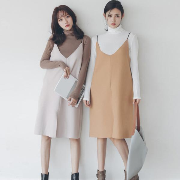 オーバーオール レディース 冬 ワンピース 春秋 オールインワン ミディアム丈 トップス 膝丈 スカート あったか ゆったり 普段使い 上品 水着ストア 通販 Paypayモール