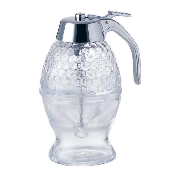 容量：200mL外寸：φ83×105×H155mm材質：本体／ガラス　　　上部：ステンレス