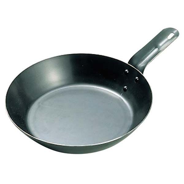 de BUYER向い手付き鉄フライパン45cm /遠藤商事アルミ蓋42cm用