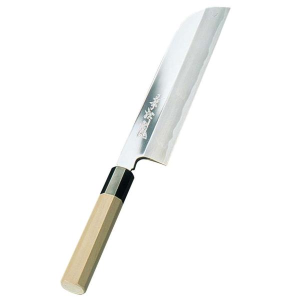 兼松作本鋼 鎌型薄刃庖丁