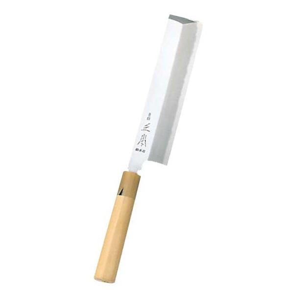 正本 霞　薄刃 包丁 白鋼 210mm 和包丁　本職　白紙　7寸 正本総本店 本霞 白ニ鋼 角型薄刃包丁 180mm 朴柄 – 清助刃物