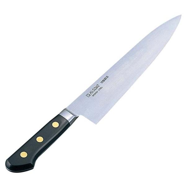 D*y様 ミソノ　牛刀ツバ付 240mm ステンレス鋼 楽天市場】ミソノ 包丁 240mm MISONO UX10 牛刀 ツバ付 240mm