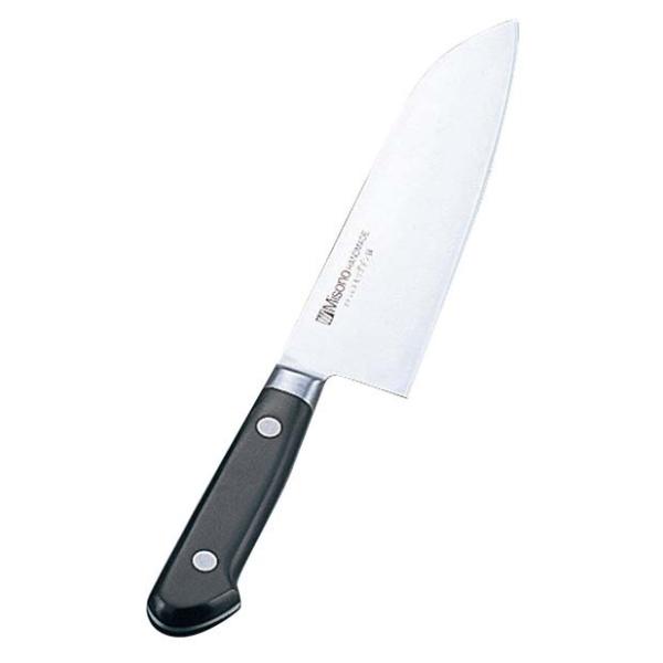 Misono モリブデン鋼 三徳庖丁 ツバ付 180mm No.581 (包丁) 価格 Misono モリブデン鋼 三徳庖丁 ツバ付 180mm No.581 (包丁) 価格