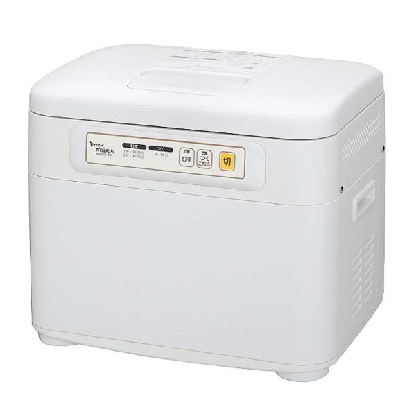 外寸：415×315×H345mm電源：単相100V 50/60Ｈｚ消費電力：モーター 330/340Wヒーター 795W重量：12kg容量：2升（1升〜2升）付属品：もち用羽根