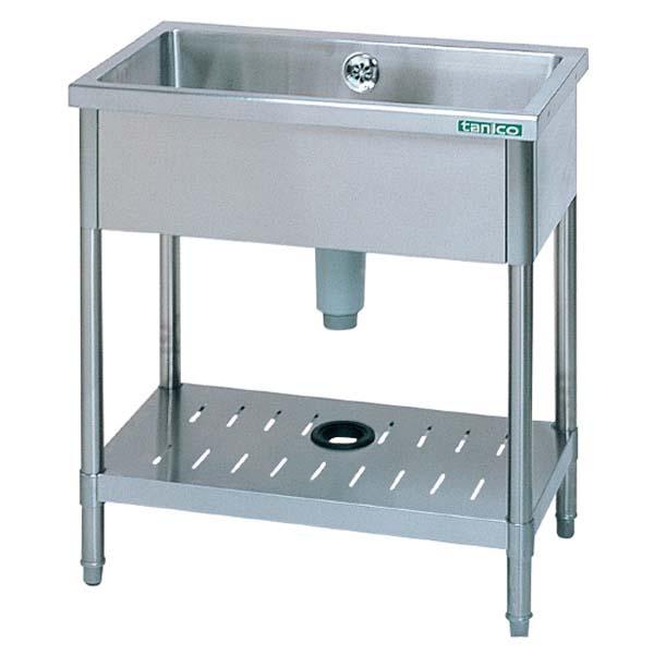 3方バックカード有り 1槽シンク 600x700x845(+150)