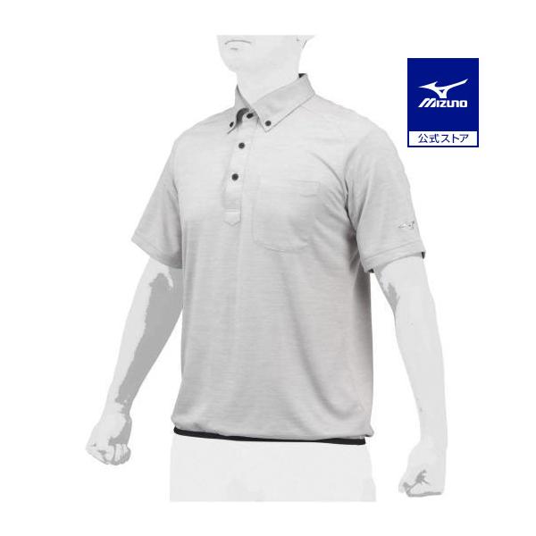 裾バインダー仕様。アウター感覚で着用できる新形状の杢柄ポロシャツ。