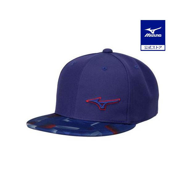 野球 帽子 ミズノ 公式 フラットキャップ パステルネイビー キャップ 野球帽 野球帽子 練習帽 MIZUNO メンズ レディース クリアランス 12JWBX87