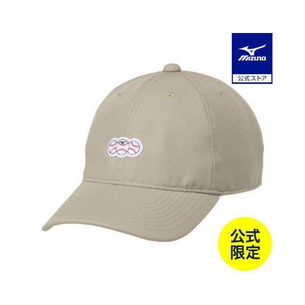 野球モチーフのワッペンがアクセント。カジュアルに着用できるキャップ。