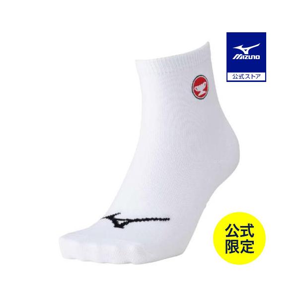 赤カップロゴ入り、復刻ソックス。