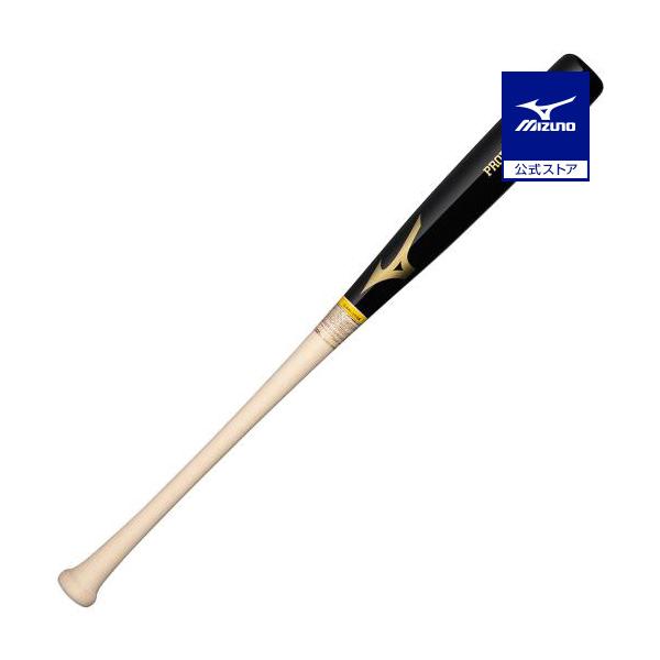 ミズノ公式 軟式用プロフェッショナルセレクション 木製/82cm/平均770g/ダイナ加工 ブラックX透明 長岡秀樹型 ユニセックス