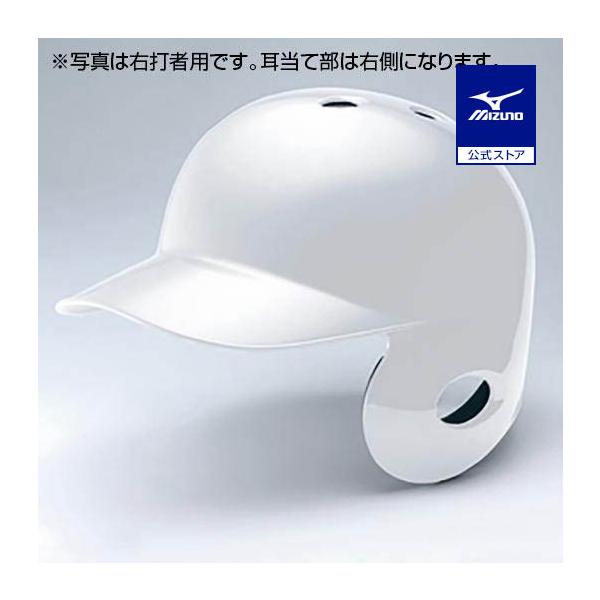 しっかりガードし、安心してプレーできる！※画像は右打者用です。耳当て部は右側になります。