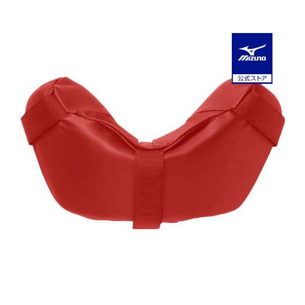 ミズノ公式 取り替え用マスクパッド 下側 MIZUNO 野球 キャッチャー用品 キャッチャー防具 レッド 1DJYQ121