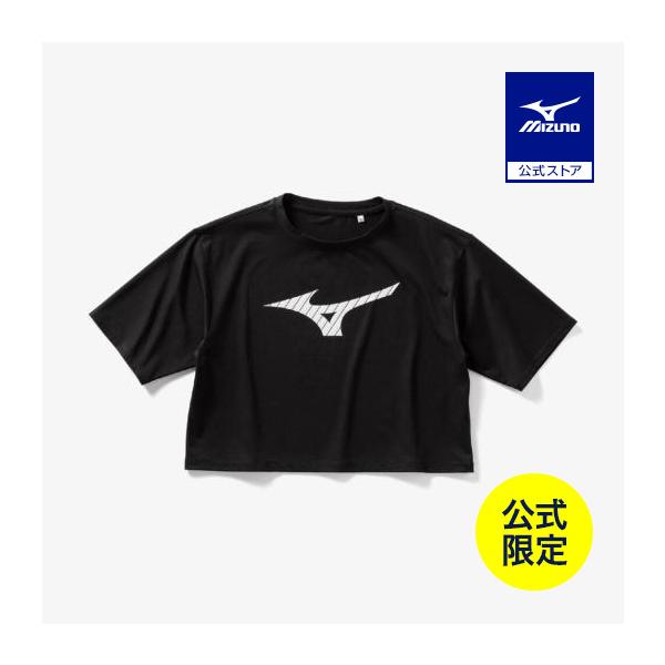 MIZUNO（ミズノ） ミズノ公式 ミズノ直営店限定 ビッグロゴクロップドT