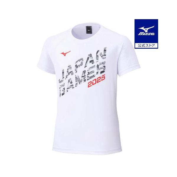 MIZUNO（ミズノ） ミズノ公式 2025国スポプリントTシャツ ホワイト