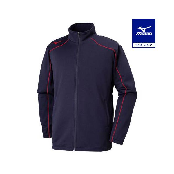 ミズノ(MIZUNO) ウォームアップジャケット ユニセックス 32MC011096 ブラック×チャイニーズレッド×ガンメタ 3XLサイズ mizuno-shop_32mc912596