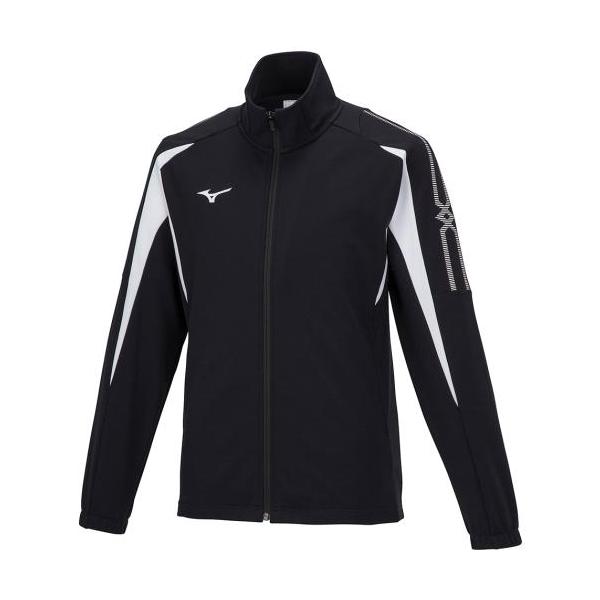 Mizuno ウォームアップジャケット Mサイズ ホワイト/ブラック ミズノ公式 MCライン ウォームアップジャケット ユニセックス ディープ