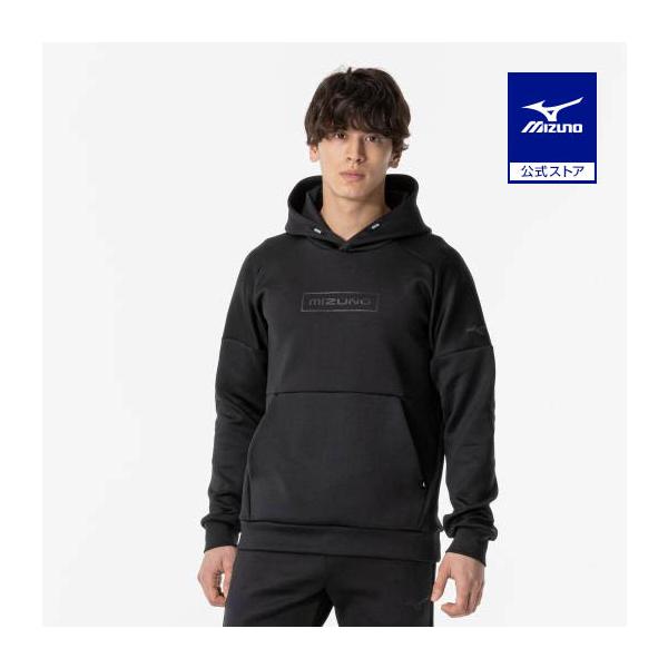 ストレッチ性があり肌触りが良く快適で動きやすいストレッチスウェットプルオーバーフーディ。