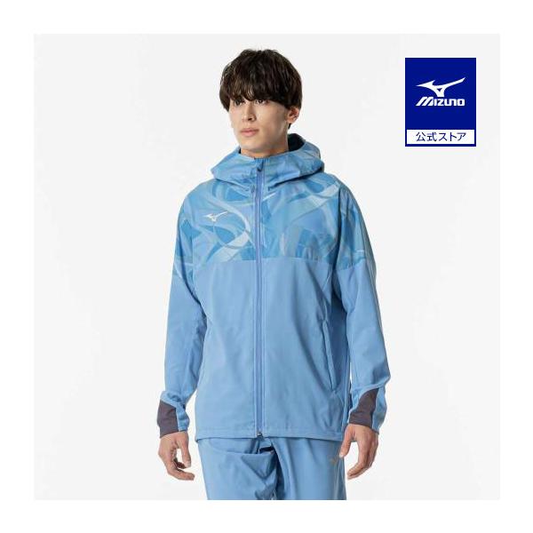 【極美品中古】ミズノMIZUNO オーセンティック パリジャンブルー 上下 MIZUNO（ミズノ） ミズノ公式 ストレッチクロスフーディ ユニセックス