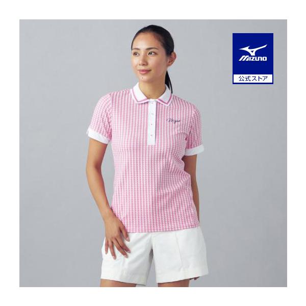 MIZUNO（ミズノ） ミズノ公式 ゴルフウェア リップルジャカード半袖