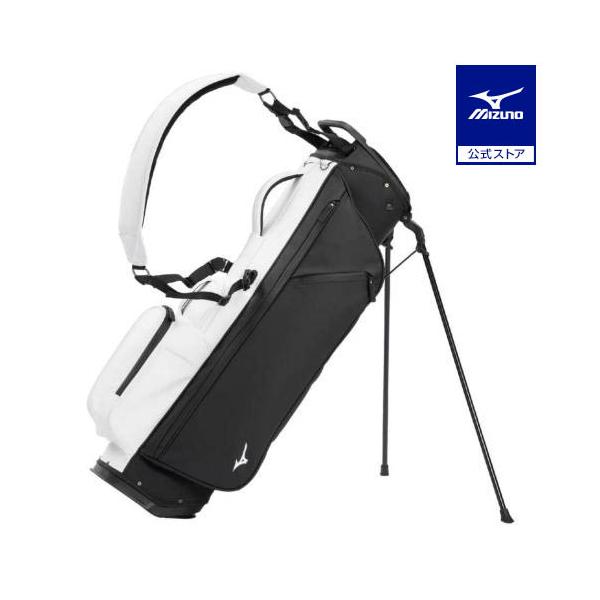 MIZUNO（ミズノ） ミズノ公式 JB.0 スタンドバッグ ブラック×ホワイト