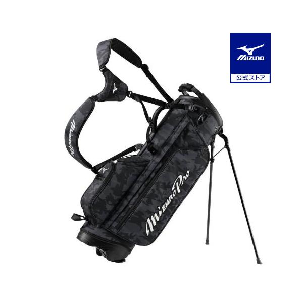 ミズノ✖️kinosho par 4 スタンド付きゴルフバッグ MIZUNO（ミズノ） ミズノ公式 ミズノプロ スタンドバッグ カモ ユニ
