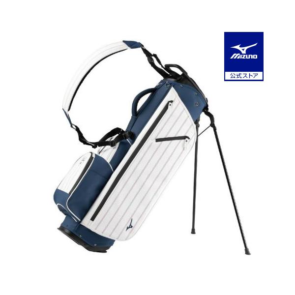 ミズノ　キャディバッグ　侍ジャパン MIZUNO（ミズノ） 侍ジャパン スタンドバッグ ホワイトxネイビー
