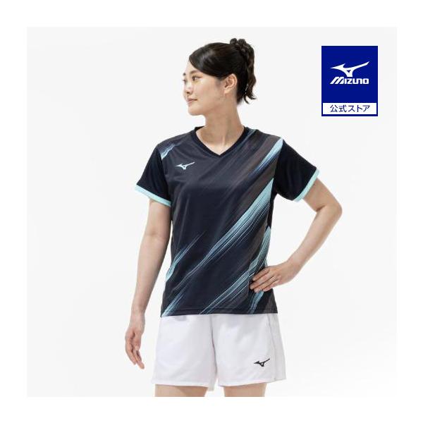 MIZUNO（ミズノ） ミズノ公式 ゲームシャツ ラケットスポーツ ディープ