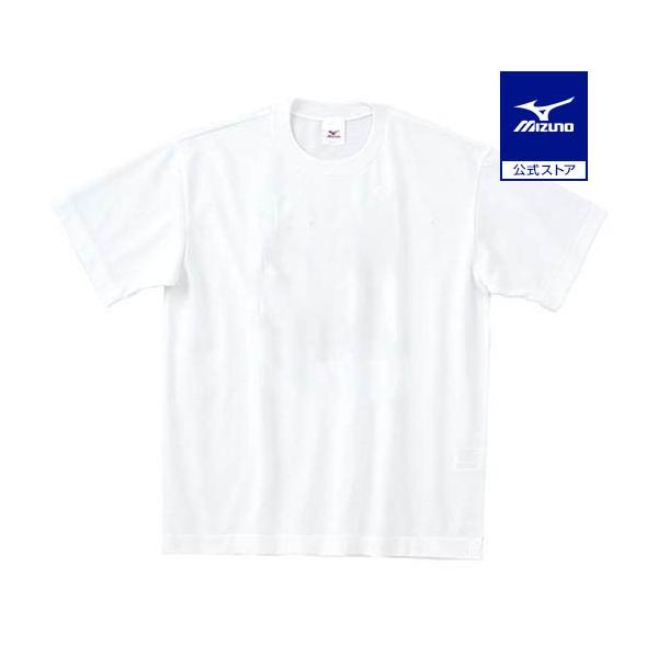 ミズノ公式 Tシャツ ホワイト／マーク無 ホワイト