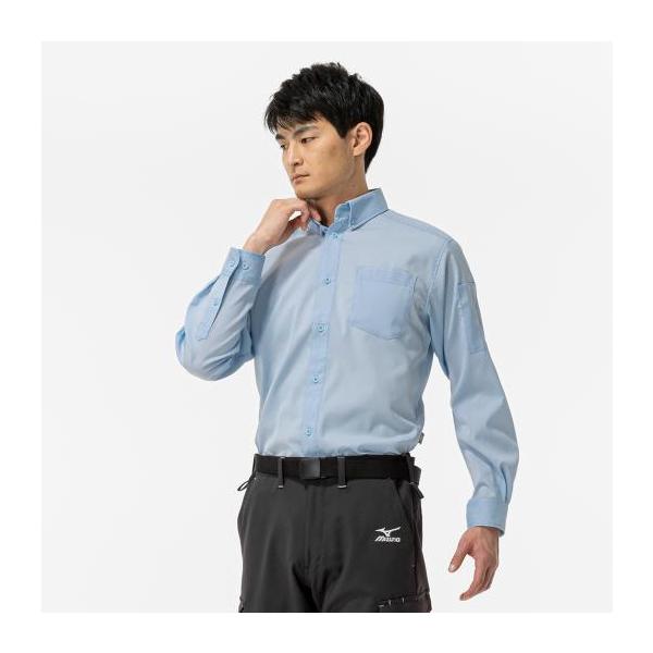 MIZUNO（ミズノ） ミズノ公式 布帛ワークシャツ 長袖/制電素材 ユニ