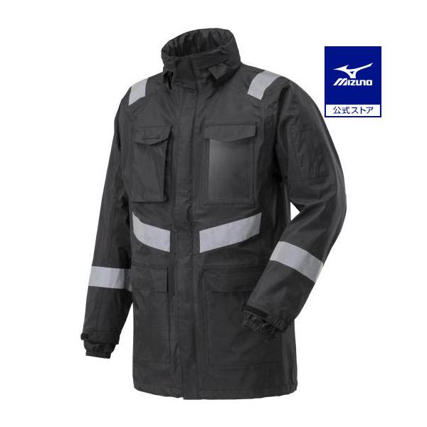 【梅雨特価】新品XL★ミズノ ゴアテックス ジャケット 黒 防水　即発送 MIZUNO（ミズノ） ミズノ公式 ベルグテックEXレインジャケット ユニ