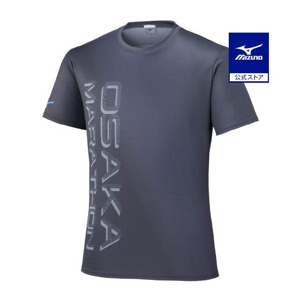 ミズノ公式 大阪マラソン2025 大会記念Tシャツ ユニセックス ヴィンテージインディゴ