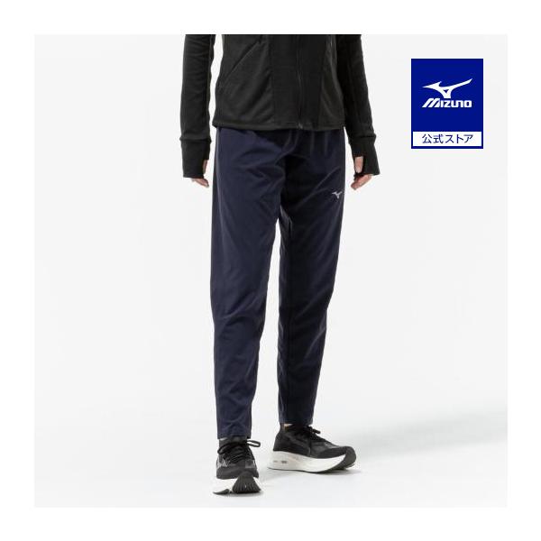 ミズノ公式  ミズノ直営店限定 ランニングマルチポケットパンツロング ネイビー レディース