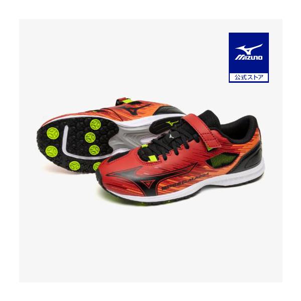 ミズノ公式 スピードマッハ3 レッド×ブラック ジュニア