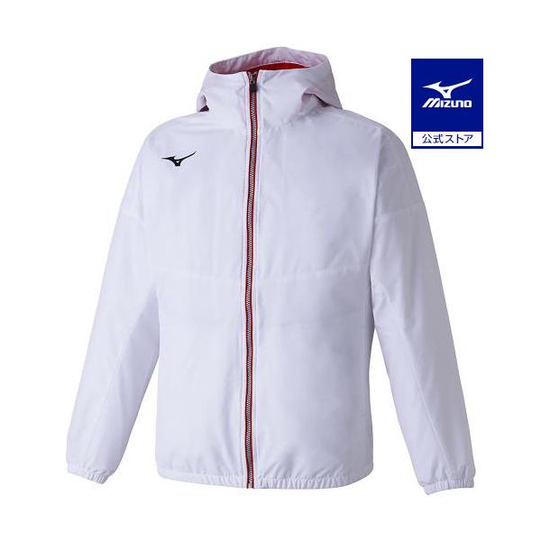 マイクロフト素材チームアパレルチームで揃えよう！ソフトな風合いと撥水性のマイクロフト素材を使用したフード付きジャケットです。